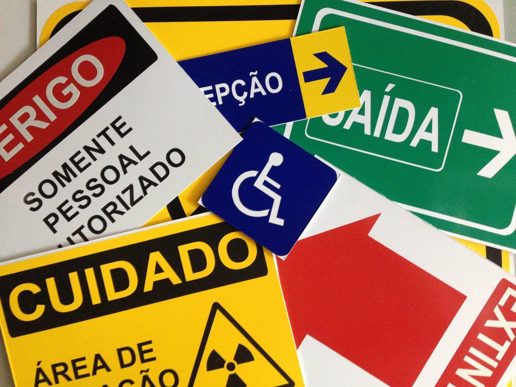 Placas de Sinalização